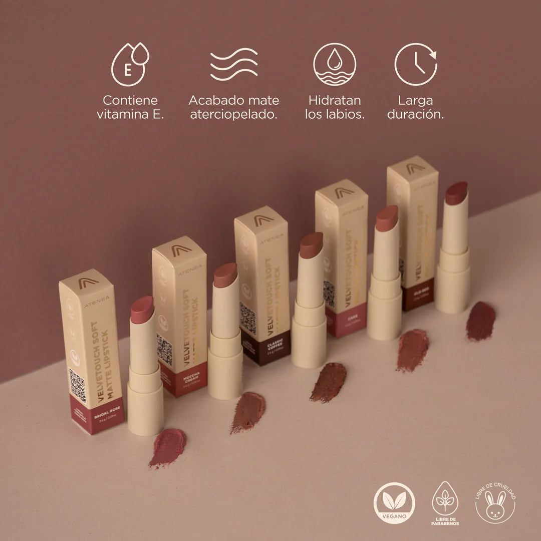 Labial velvet en barra  - ATENEA