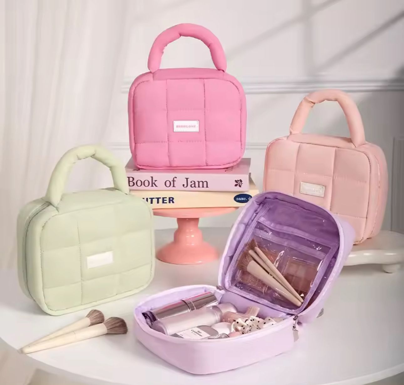 Cosmetiquera neceser lona