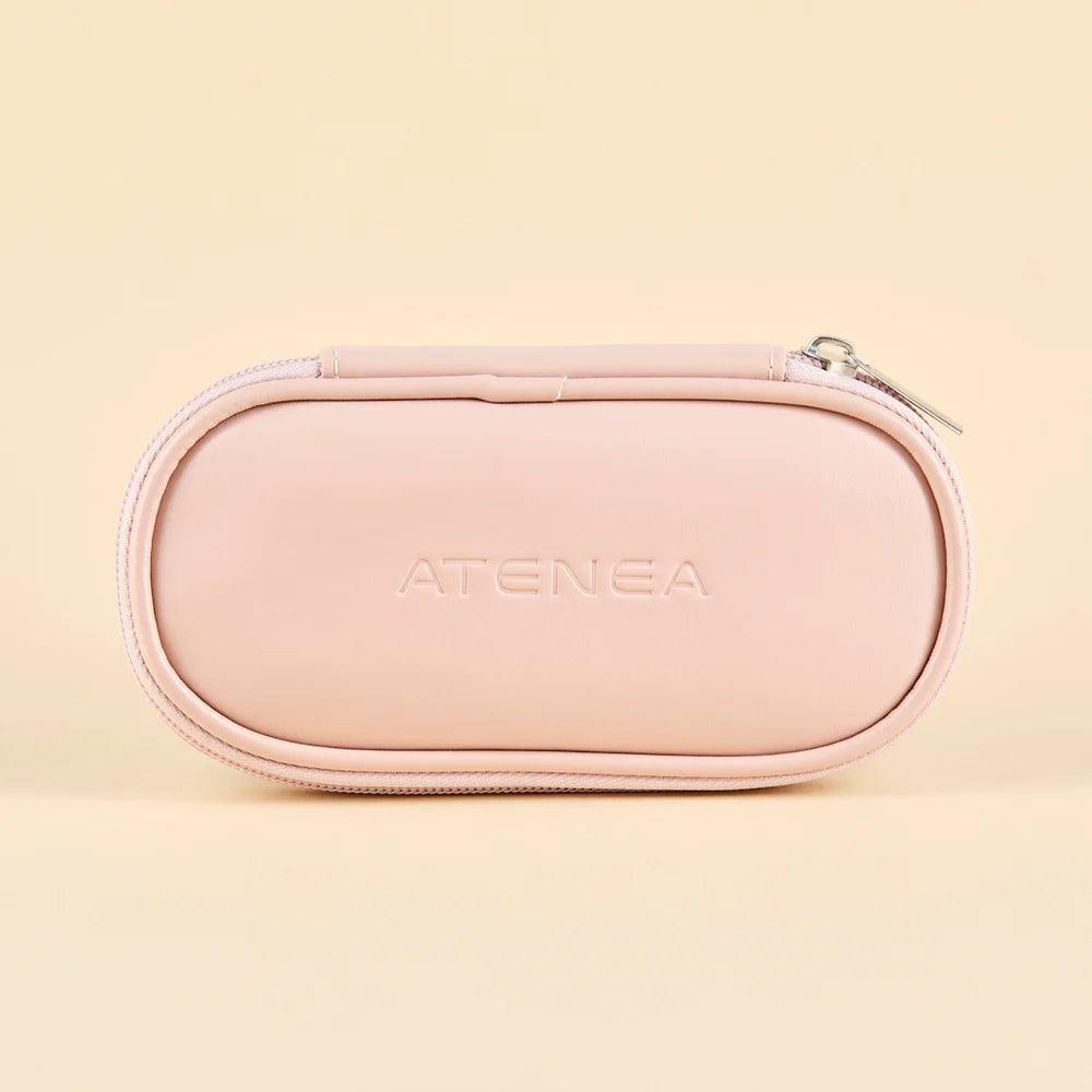 Kit de brochas viajeras rosadas - Atenea