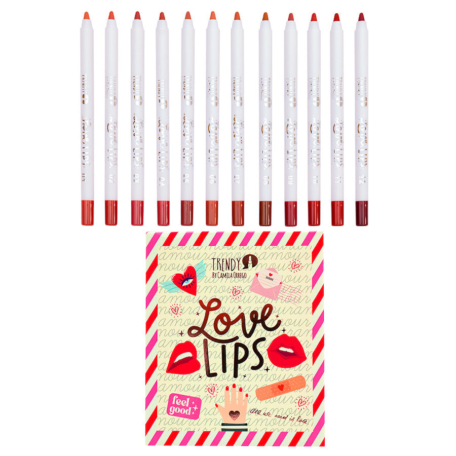 Kit delineador de labios LOVE LIPS - Trendy