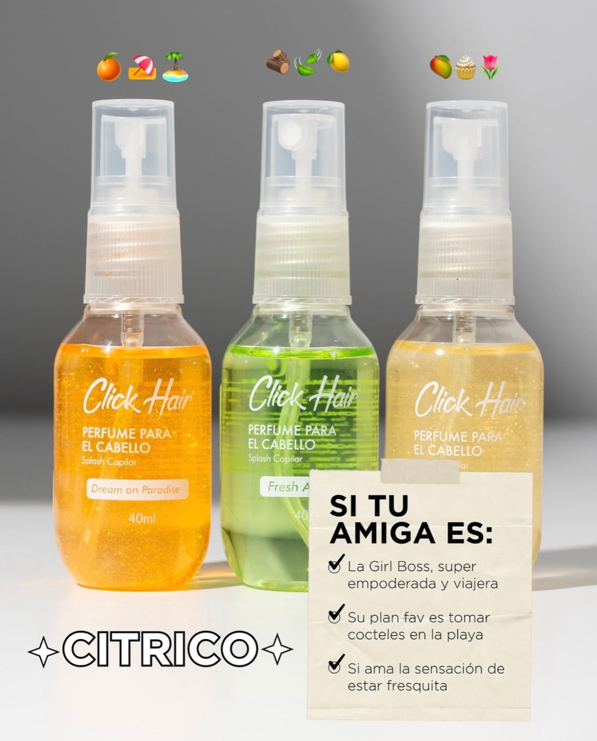 Kit perfumes mini SEDUCTION BOX - CLICK HAIR