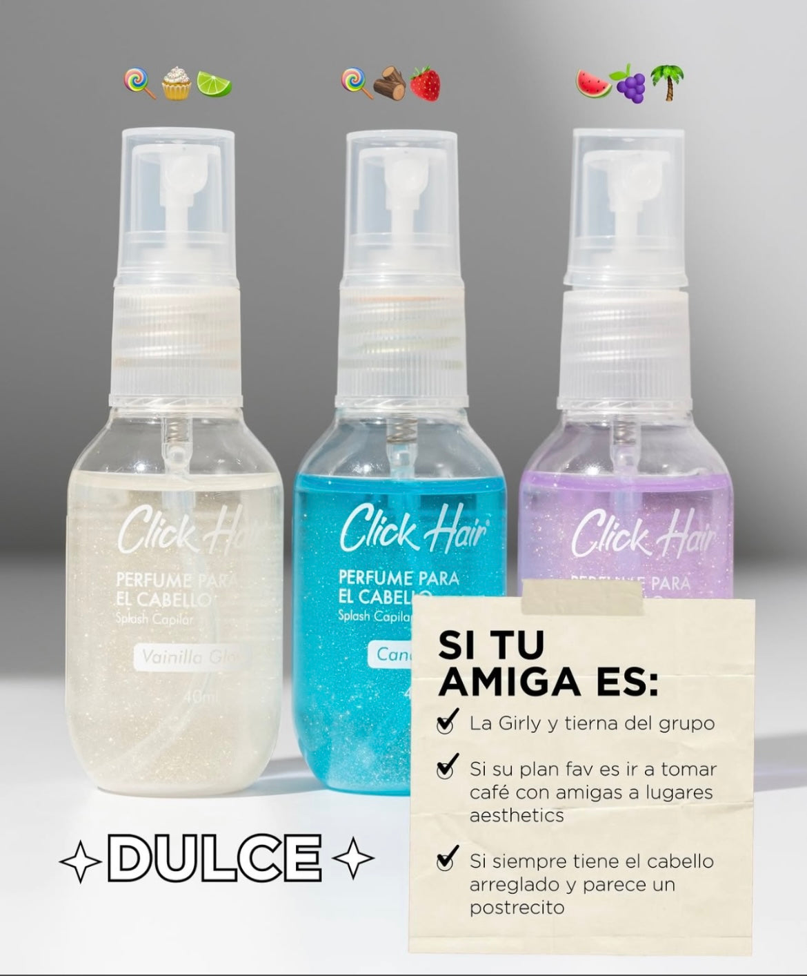 Kit perfumes mini SEDUCTION BOX - CLICK HAIR