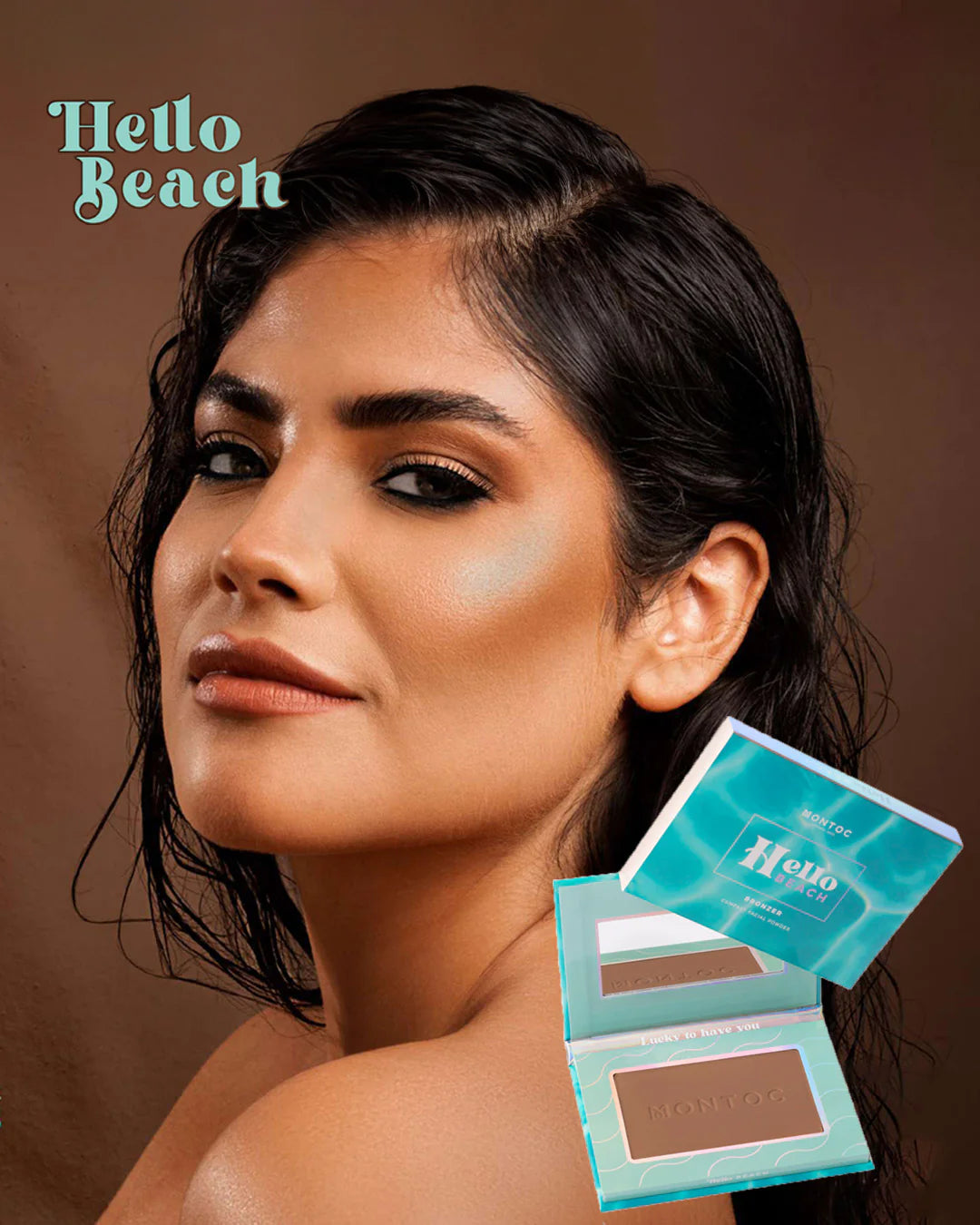 Bronzer en polvo HELLO BEACH - Montoc
