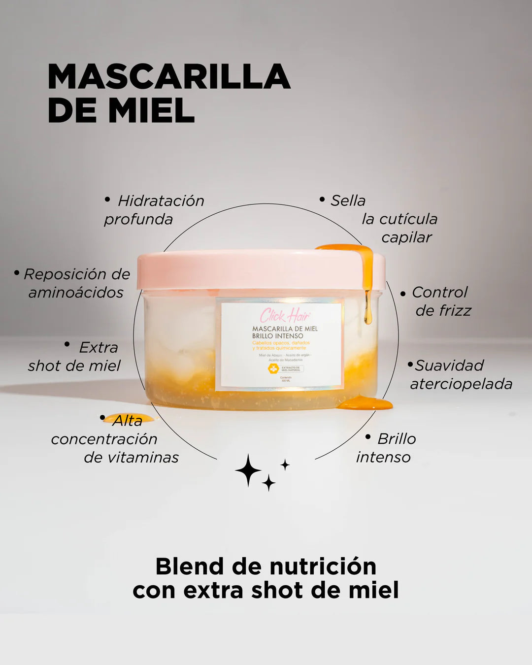 Mascarilla de MIEL - CLICK HAIR