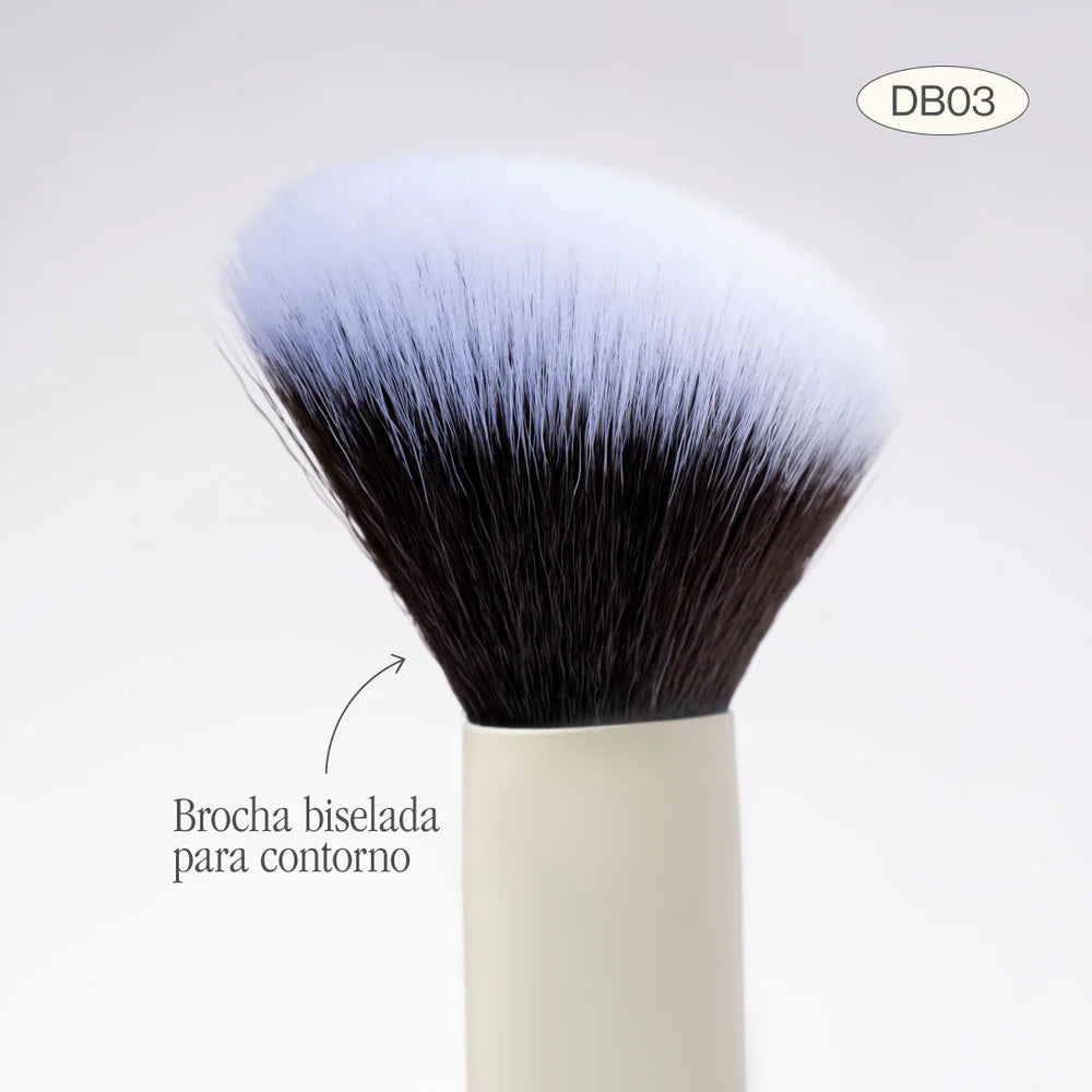 Brocha DUO CONTORNO/ABANICO DB03 - Atenea