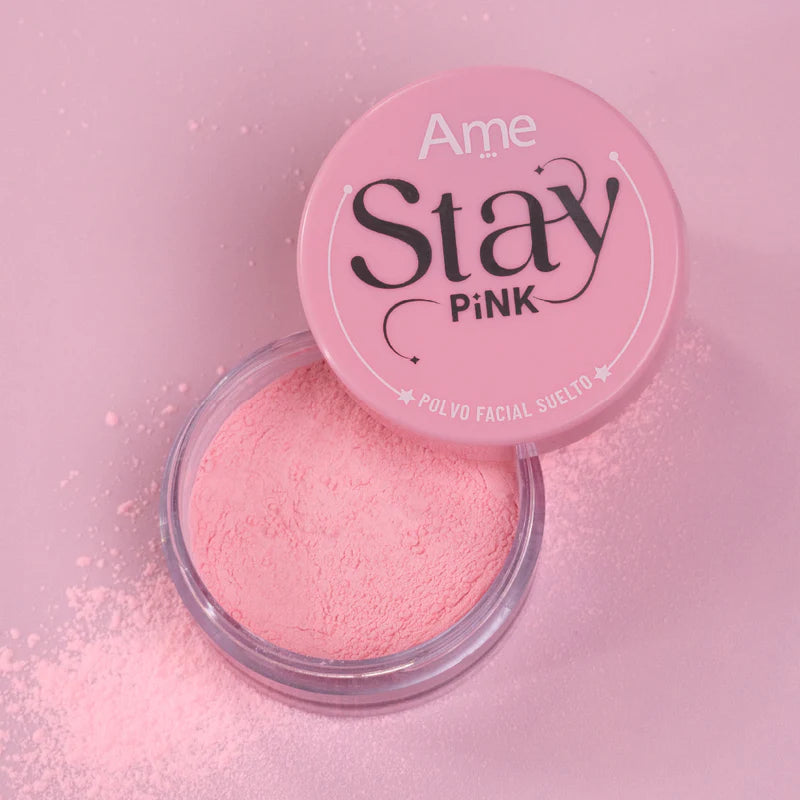 Polvo Suelto Rosado Stay Pink - Ame