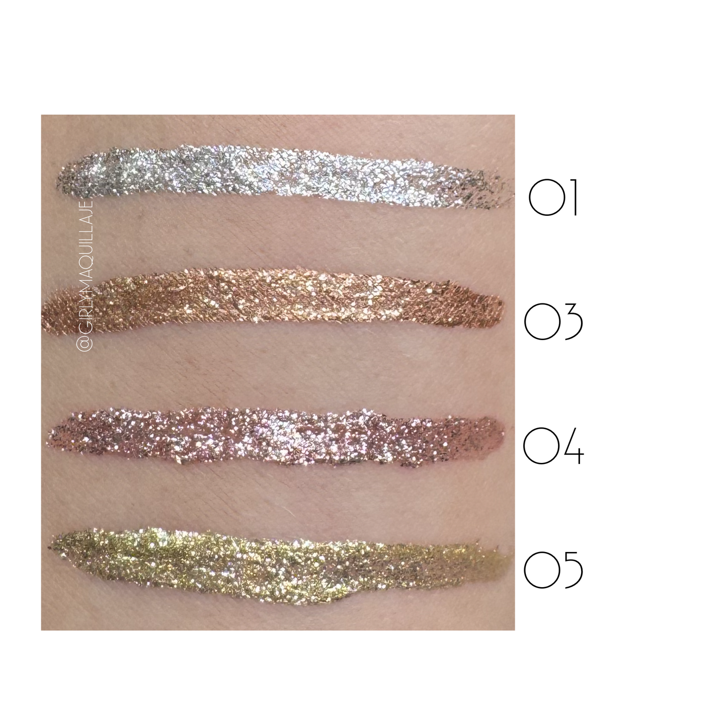 Delineador en glitter - Bloomshell