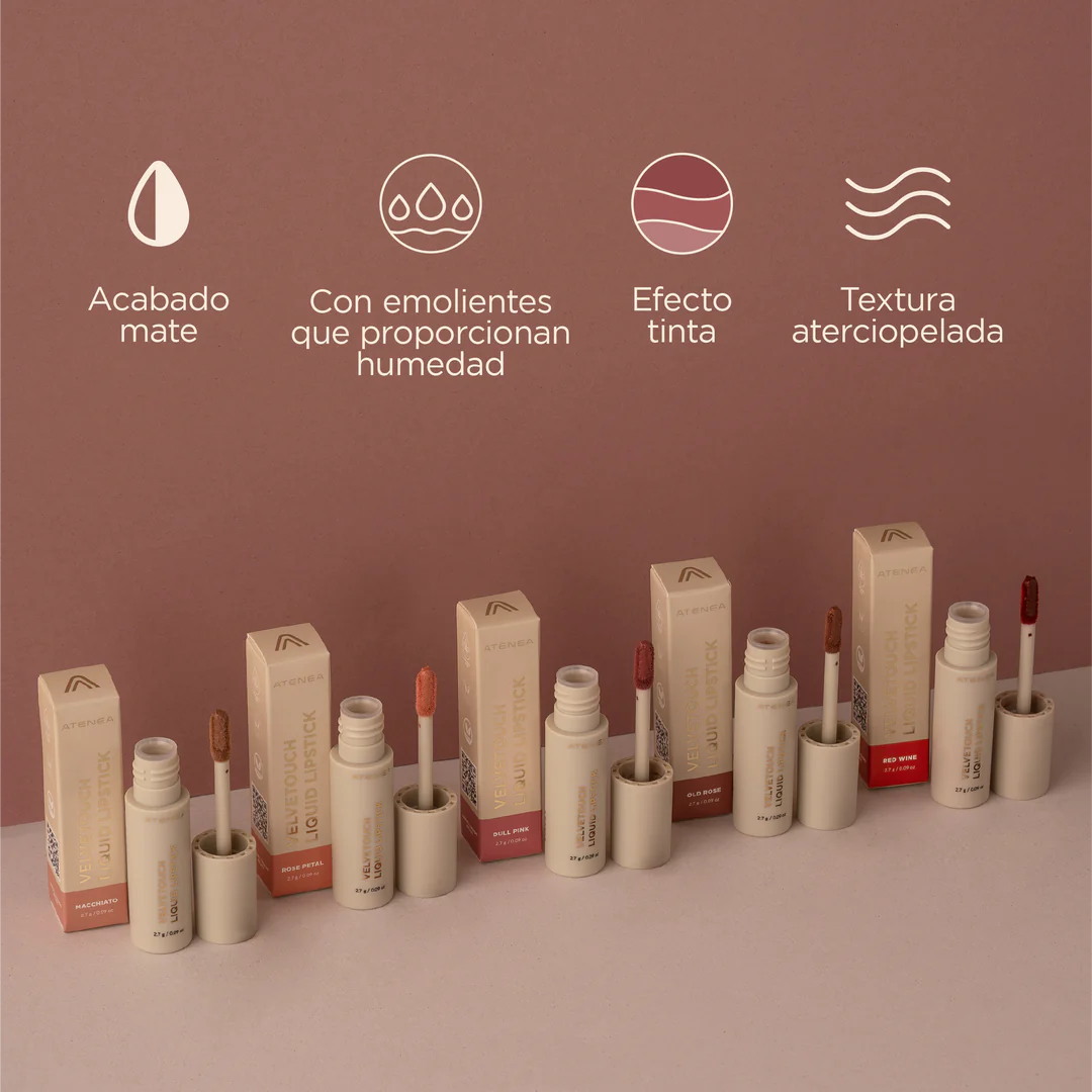 Labiales velvet liquidos - ATENEA