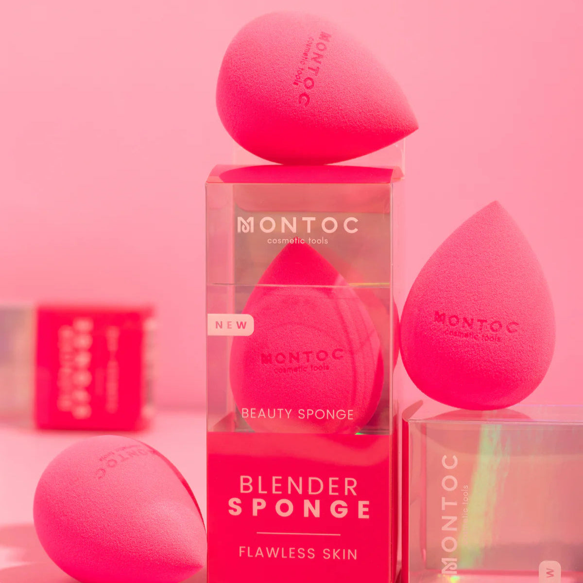 Blender sponge fucsia - Montoc