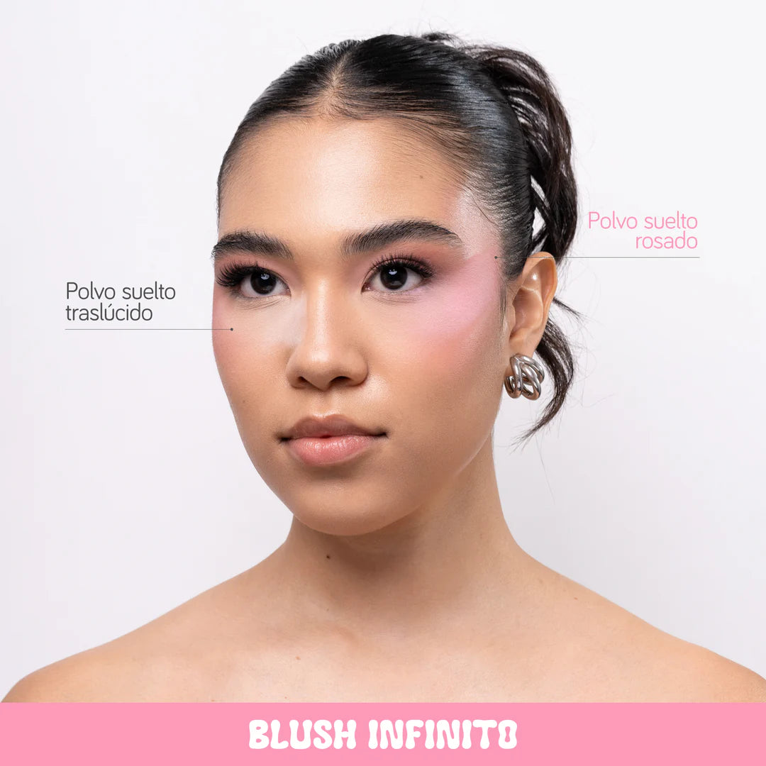 Polvo suelto ROSADO mini -  Atenea