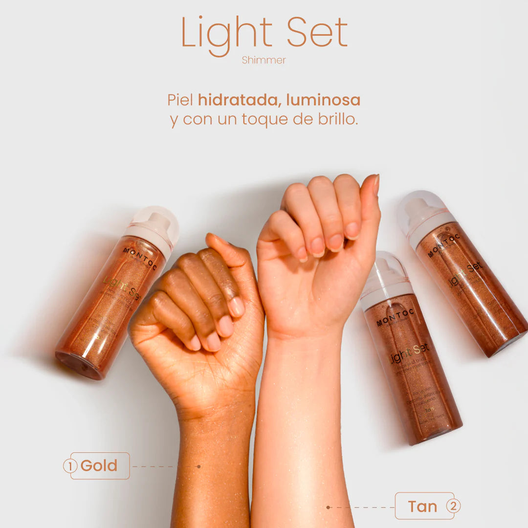 Shimmer Mist Toner Light Set - Montoc