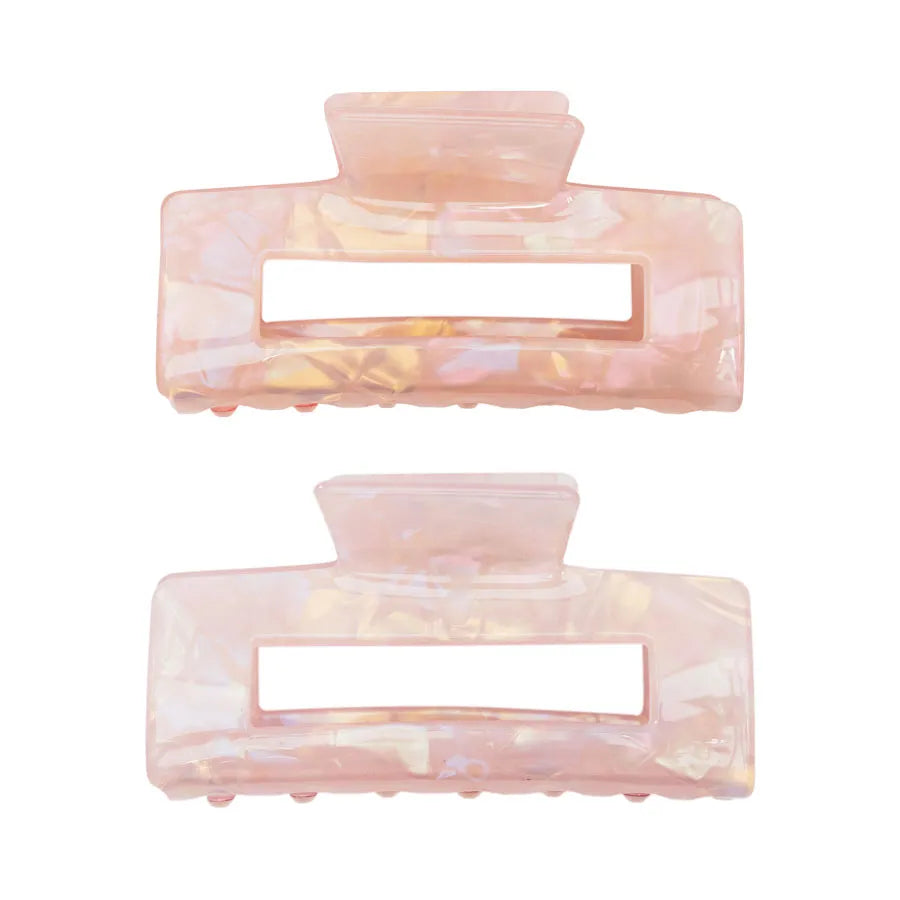 Kit X2 Hair Clip Rectangular - Trendy