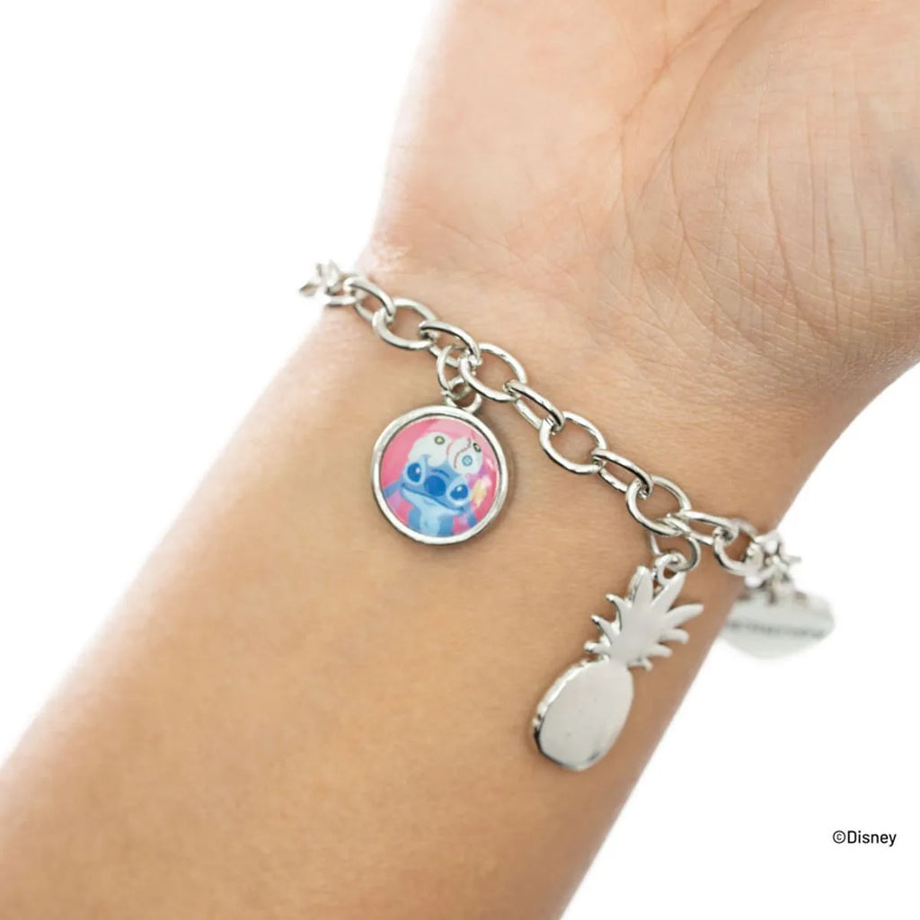 Pulsera Plateada Stitch - Trendy