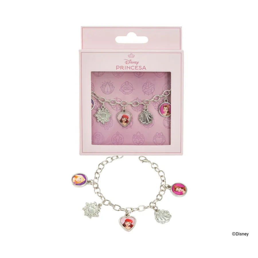 Pulsera Plateada Princesas - Trendy