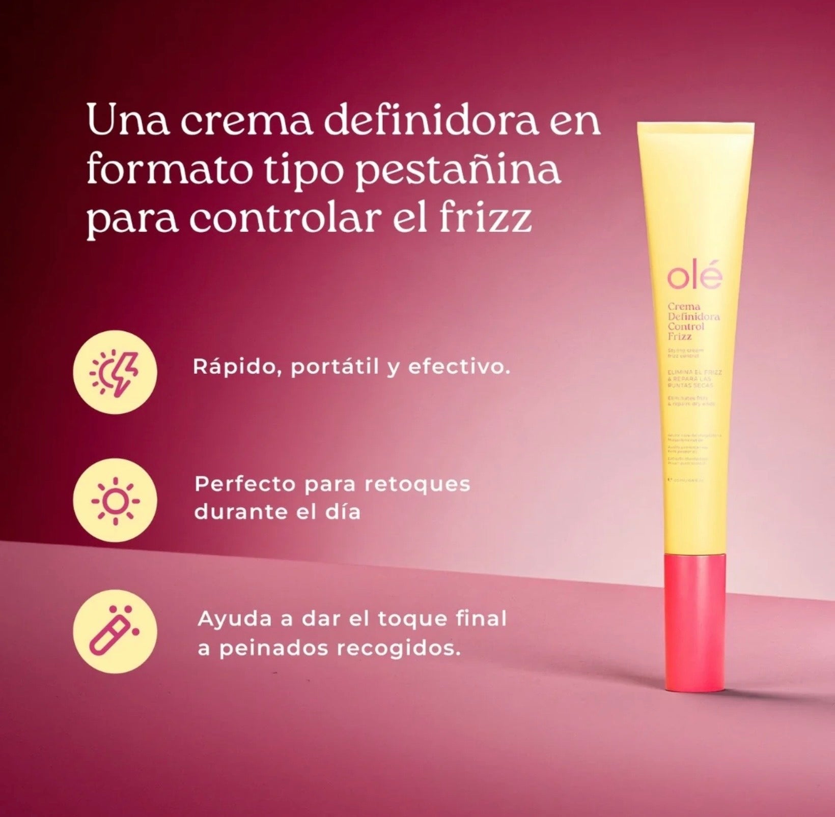 Crema definidora (Pestañina) Anti Frizz Nuez del Magdalena