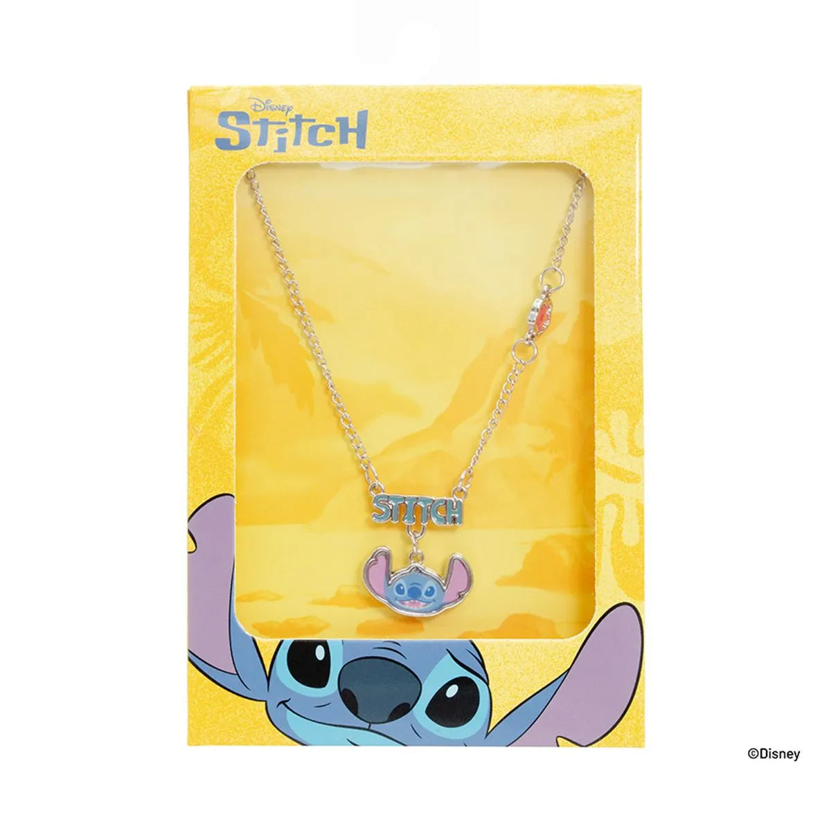 Collar Plateado Stitch - DISNEY