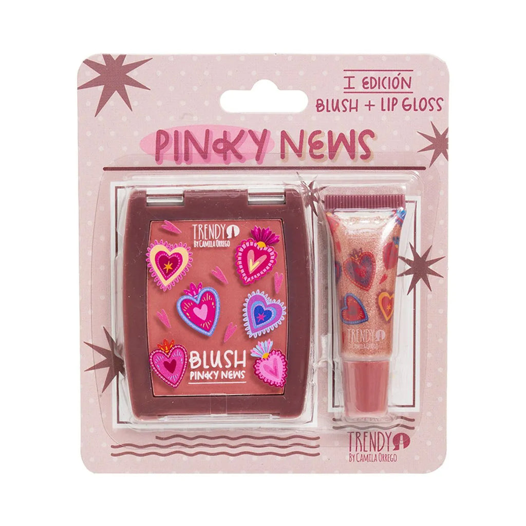 Kit Rubor y Gloss Pinky News - Trendy