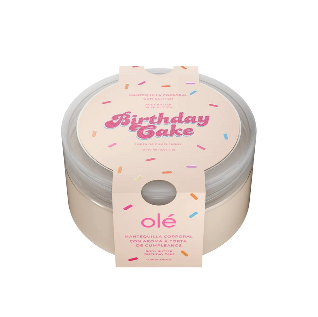 Mantequilla corporal con glitter Birthday Cake - Olé