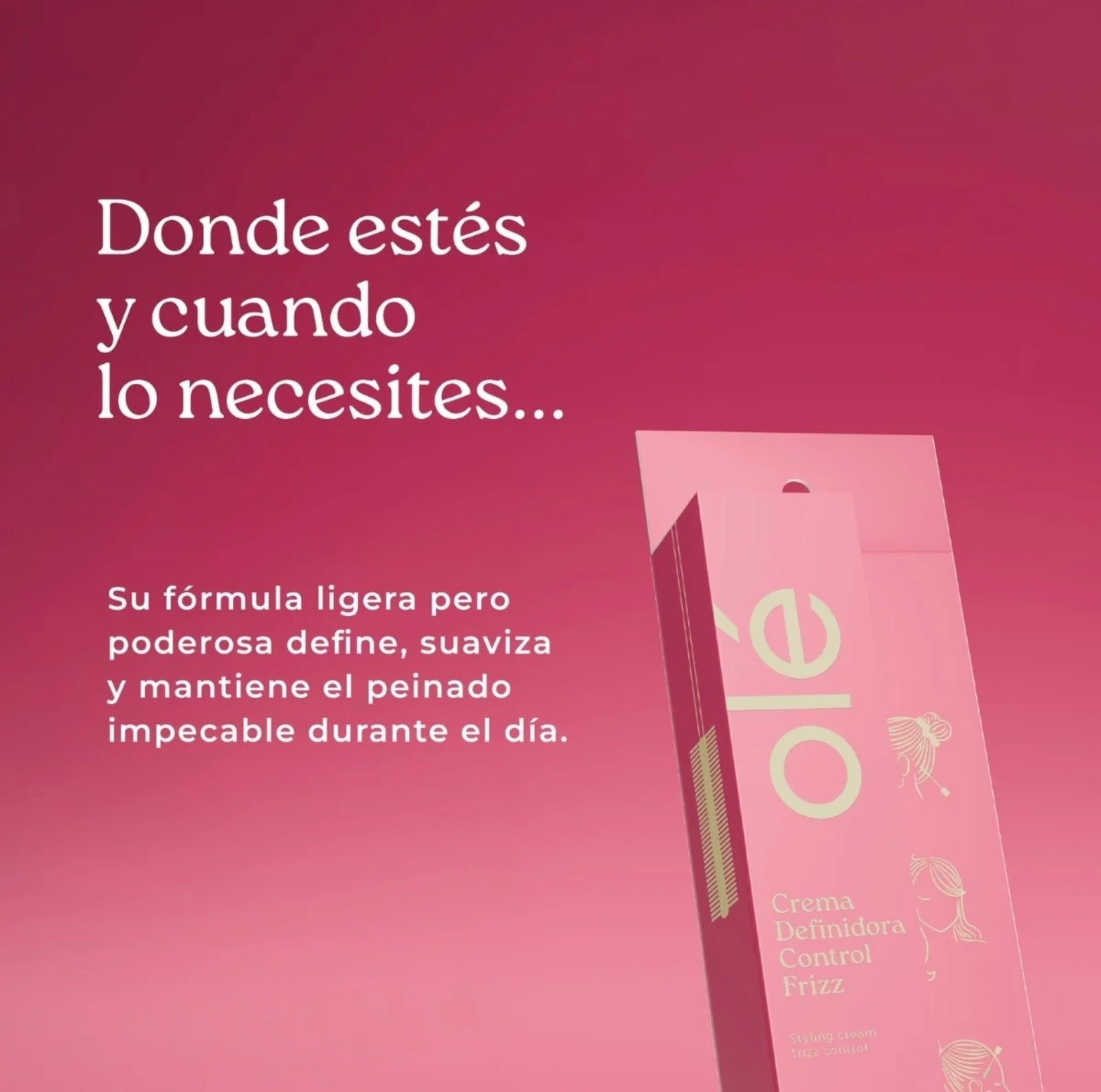 Crema definidora (Pestañina) Anti Frizz Nuez del Magdalena