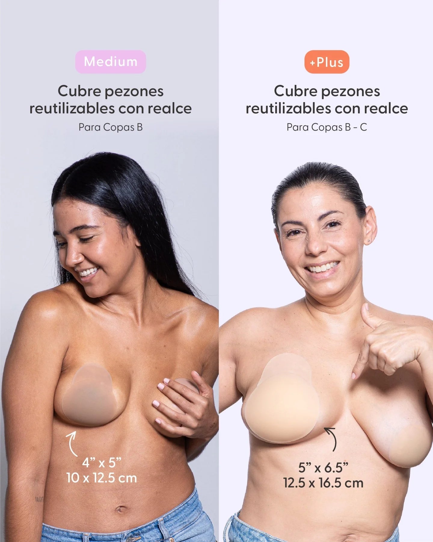 Copas Adhesivas en Silicona Para Levantar busto, Lift Me Up - Nipskin