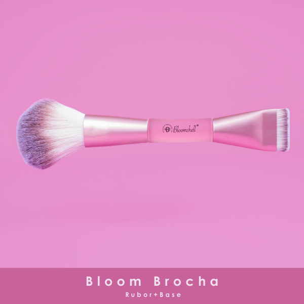 Brocha rubor- base 2 en 1 - Bloomshell