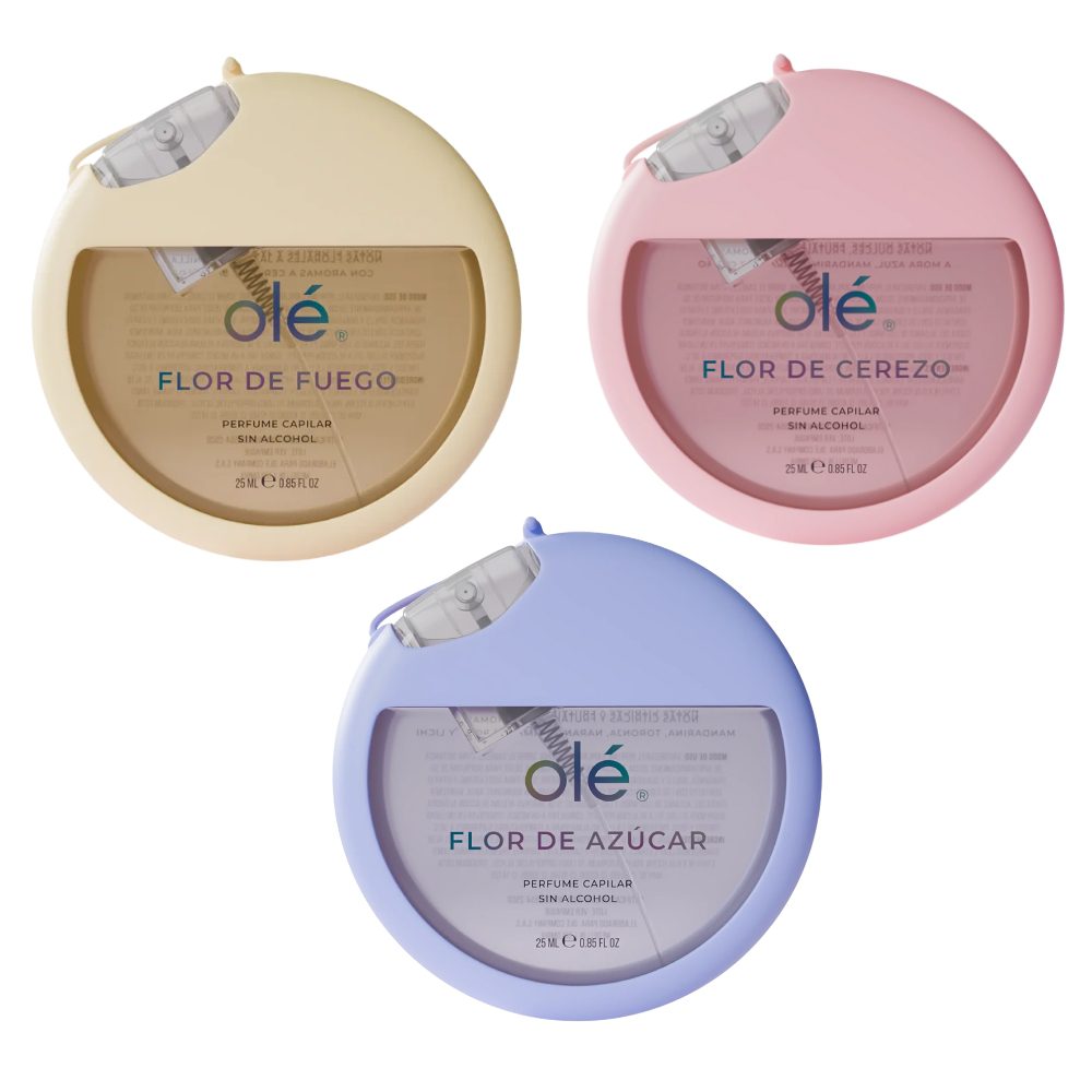 Perfume capilar con llavero SIN ALCOHOL - Olé capilar