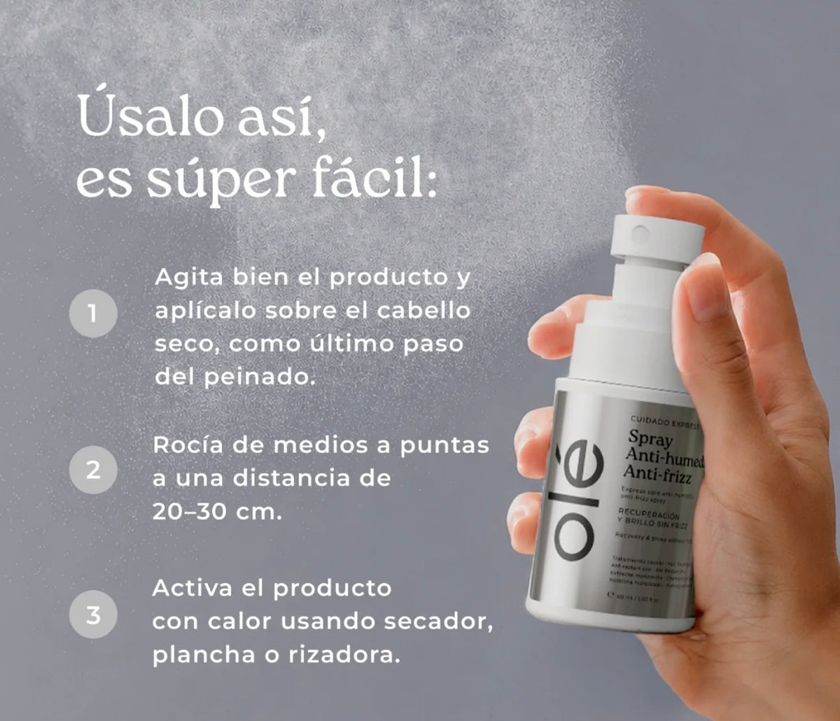 SPRAY ANTI-HUMEDAD ANTI-FlRIZZ CON RESTART PRO - Olé Capilar