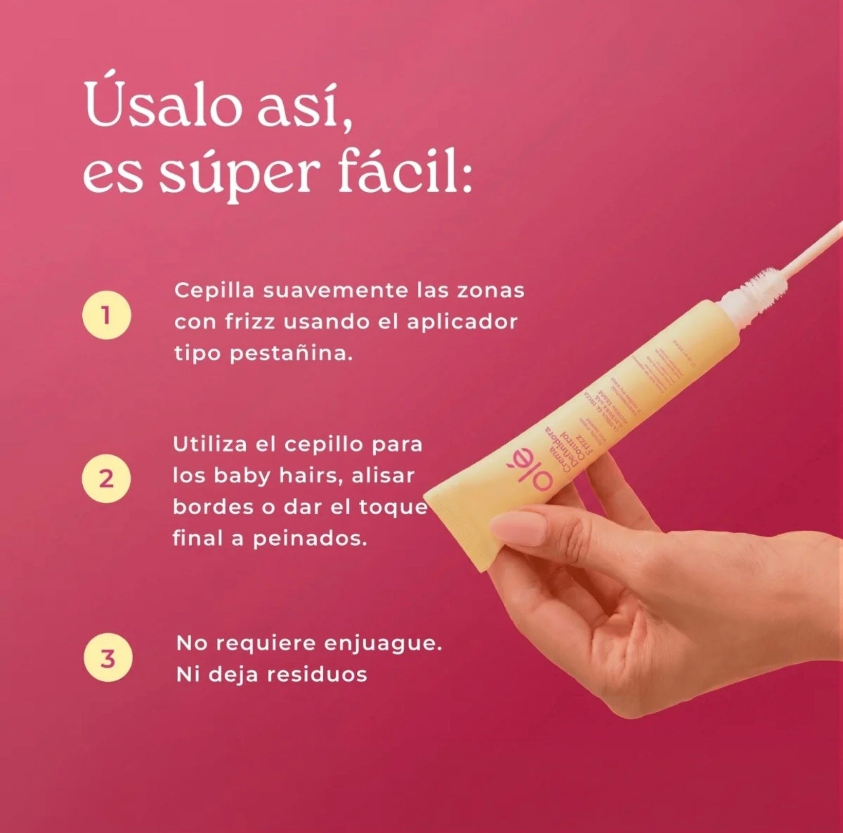 Crema definidora (Pestañina) Anti Frizz Nuez del Magdalena