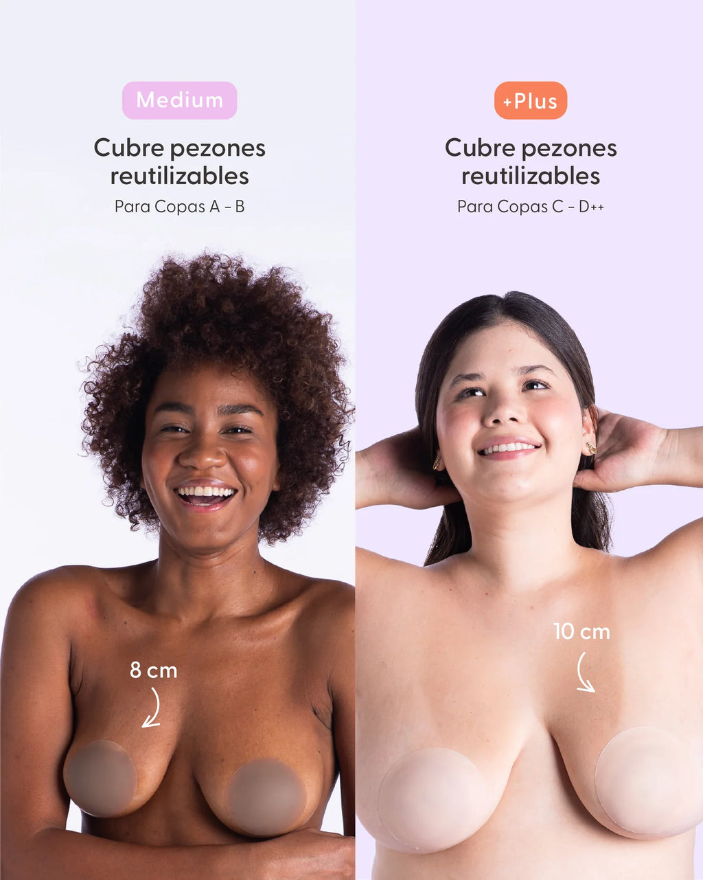 Cubrepezones de Silicona Reutilizable, Bare It All - Nipskin