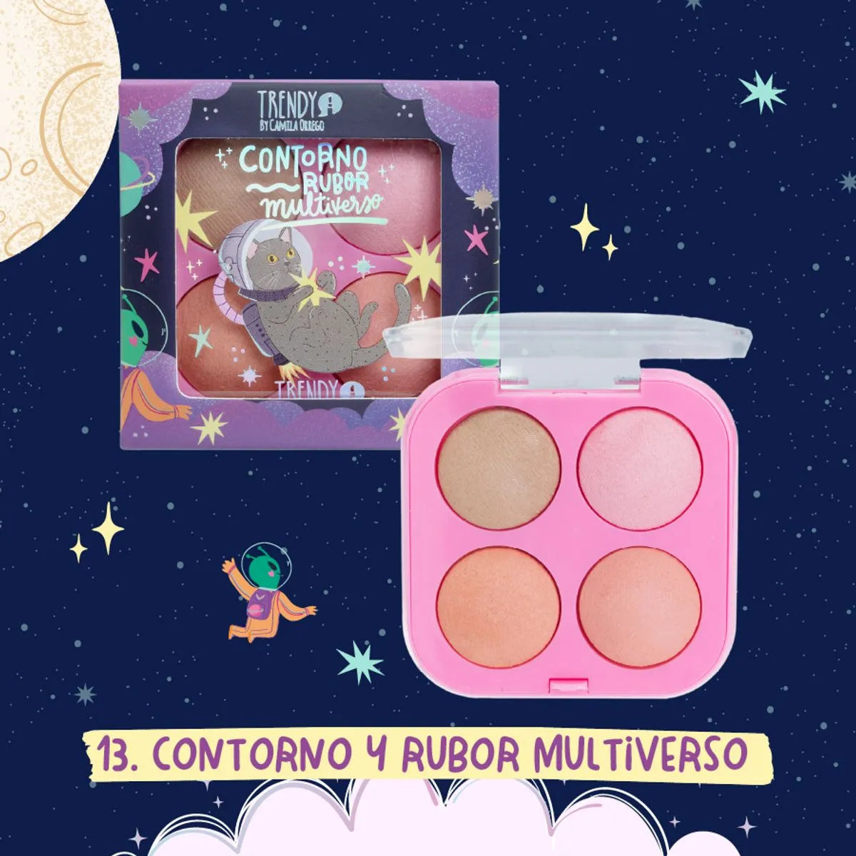 Mini favoritos GALAXY - Trendy