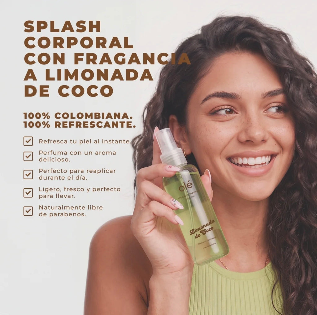 Splash corporal Limonada de Coco - Olé