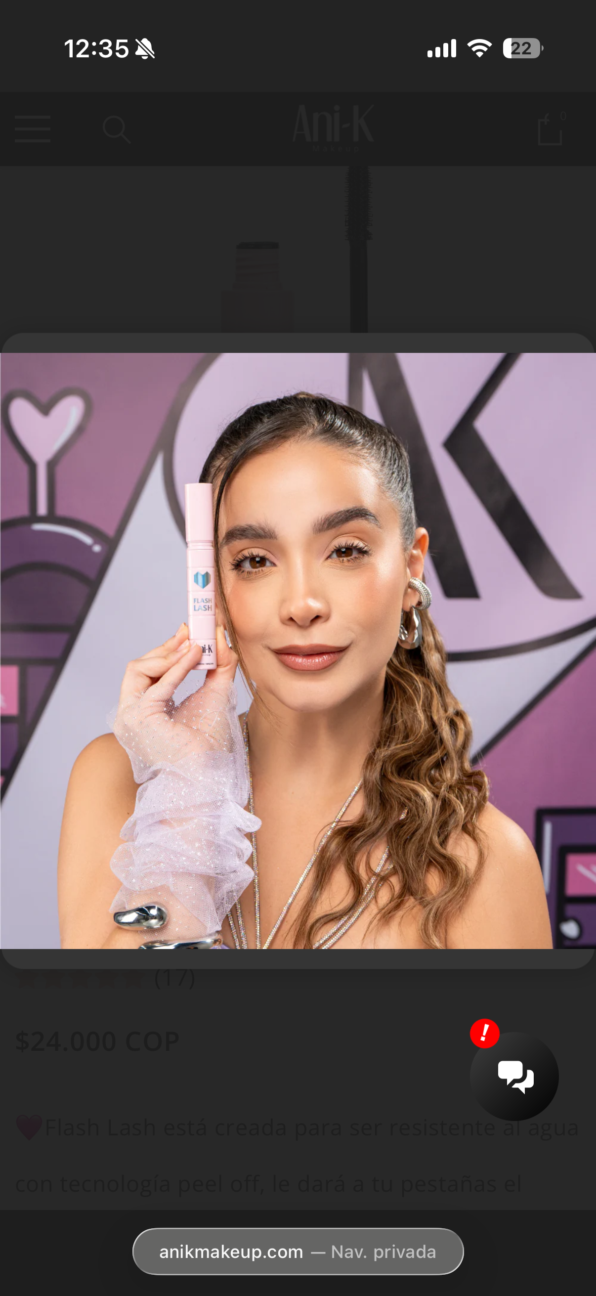 Pestañina Flash Lash - Ani-k