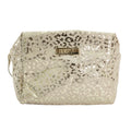 Cosmetiquera dorada animal print - TRENDY