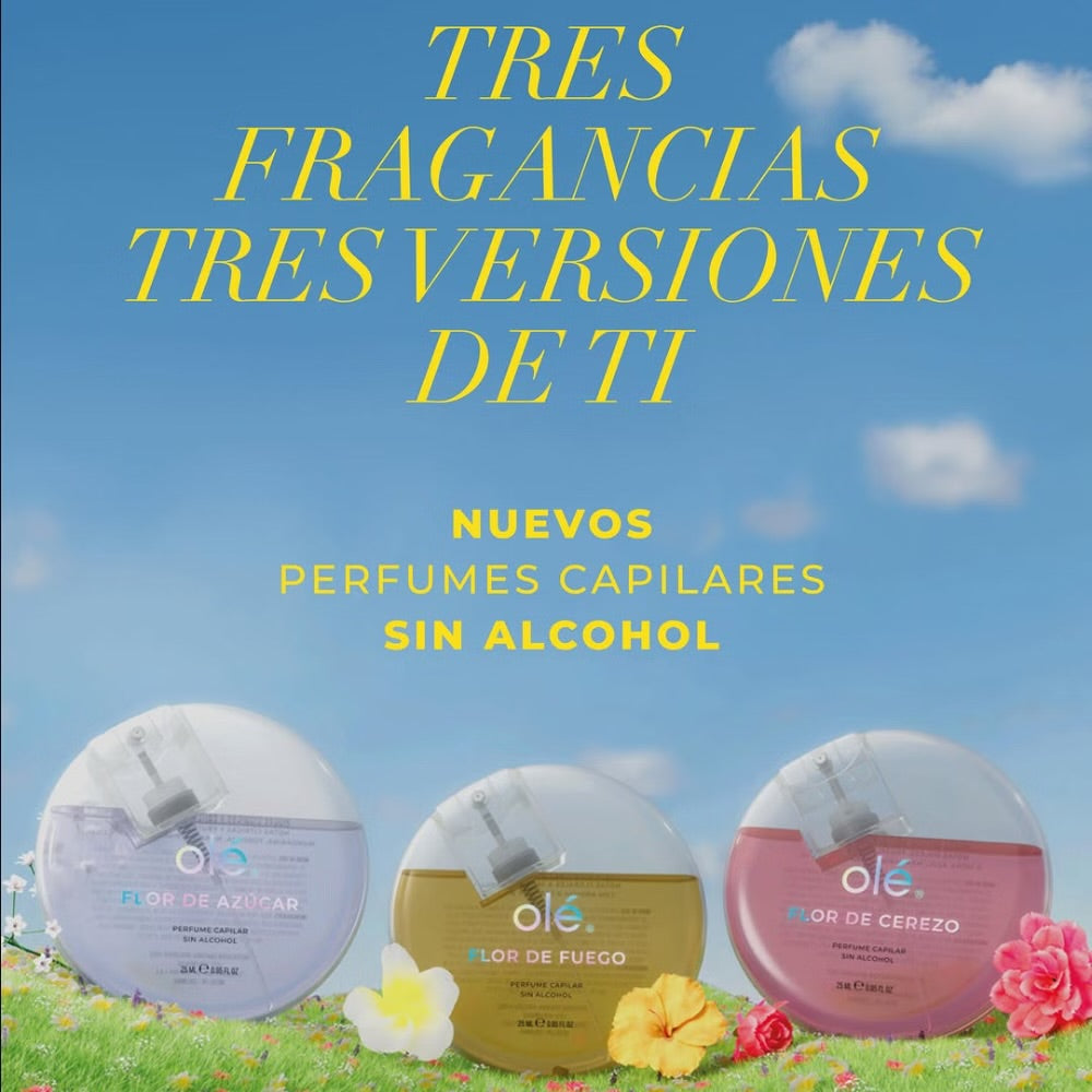 Perfume capilar con llavero SIN ALCOHOL - Olé capilar