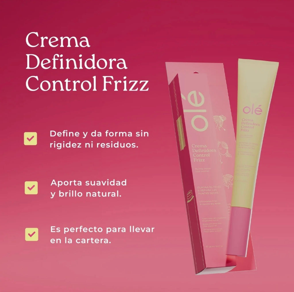 Crema definidora (Pestañina) Anti Frizz Nuez del Magdalena