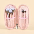 Kit de brochas viajeras rosadas - Atenea