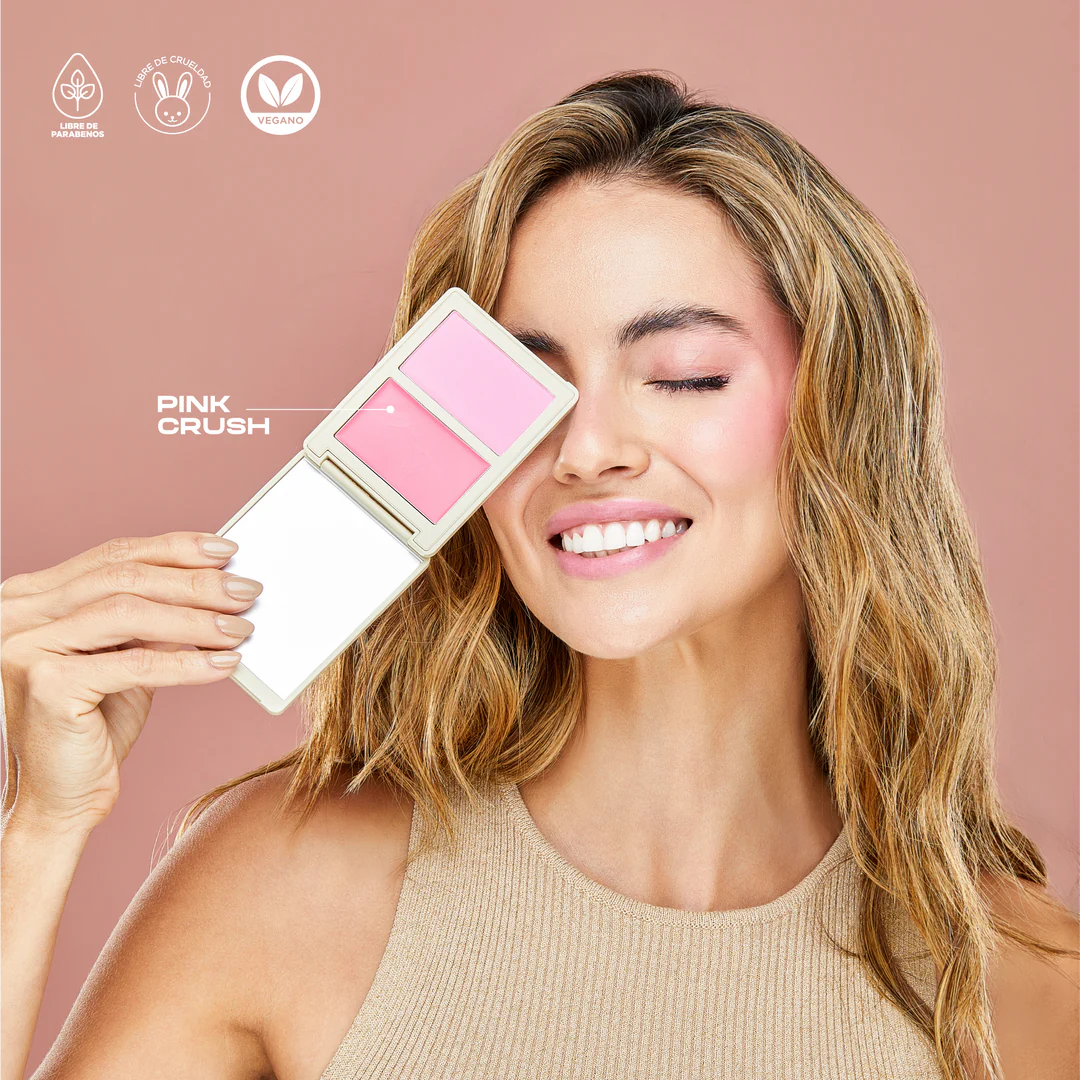 RUBOR EN DÚO ALLURE CREMA Y POLVO COMPACTO - Atenea