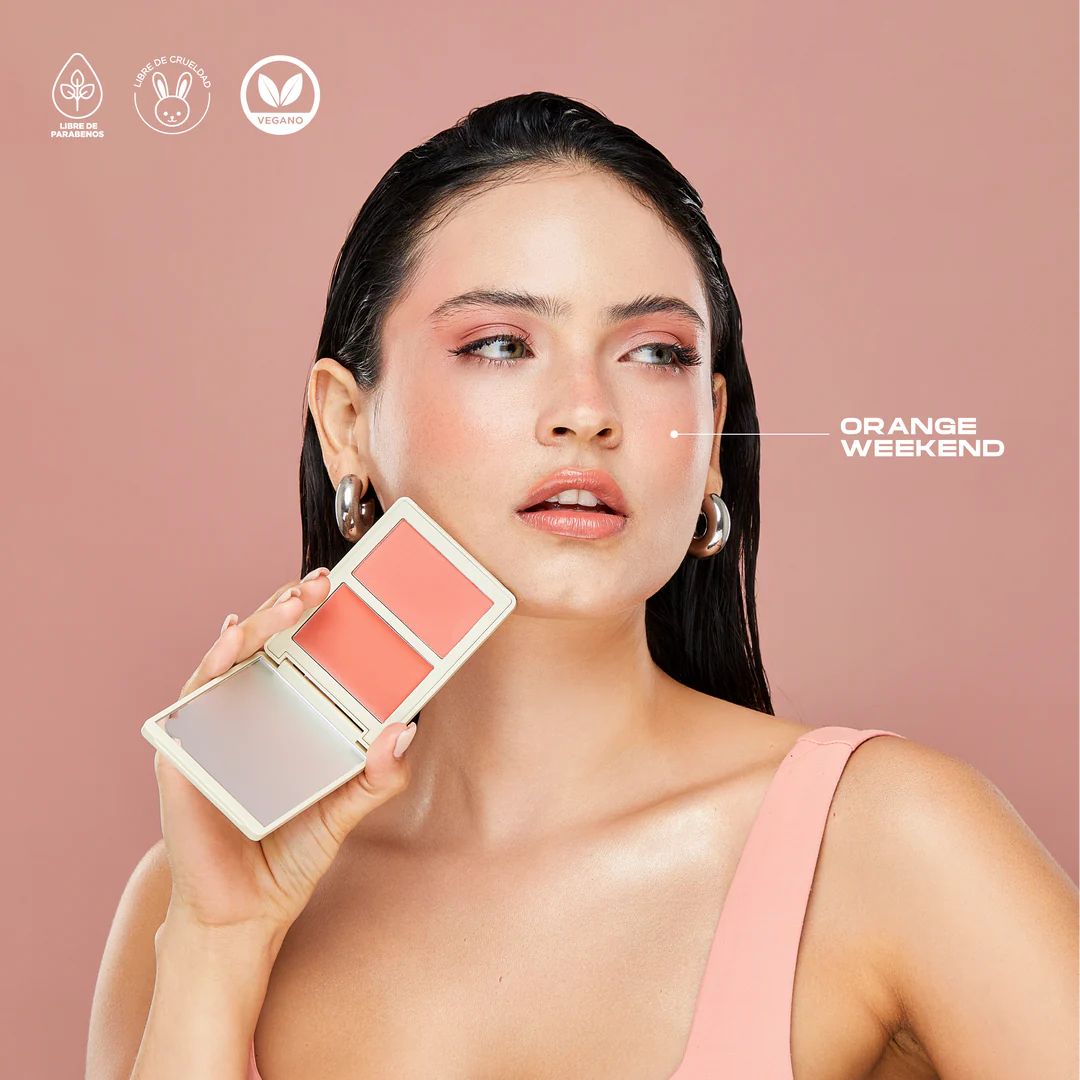 RUBOR EN DÚO ALLURE CREMA Y POLVO COMPACTO - Atenea