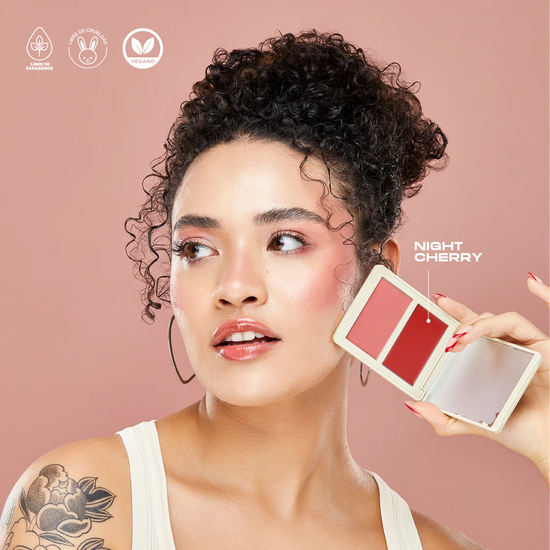 RUBOR EN DÚO ALLURE CREMA Y POLVO COMPACTO - Atenea