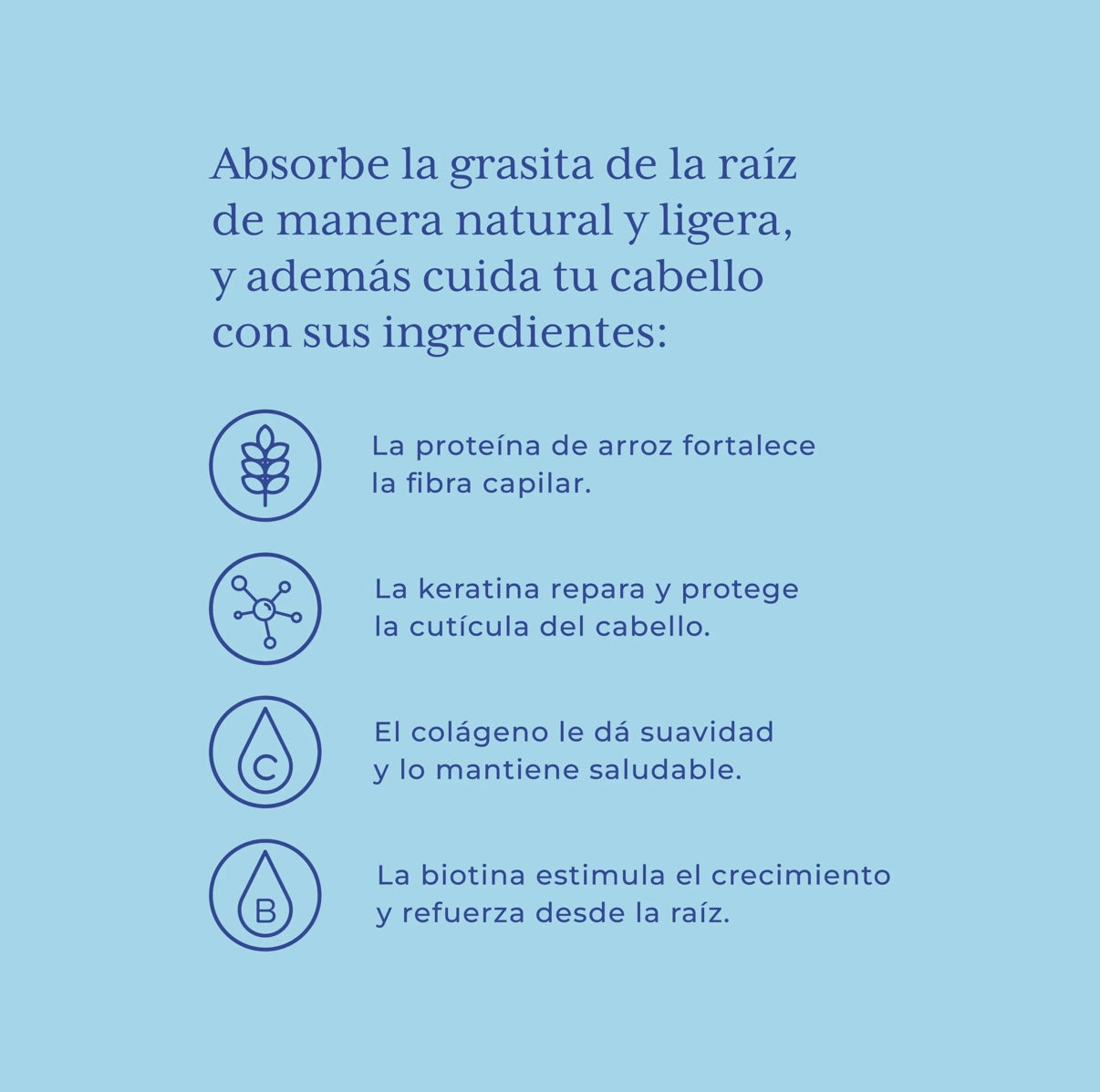 POLVO CAPILAR TRASLÚCIDO MATIFICANTE PROTEÍNA DE ARROZ Y COLÁGENO - Olé Capilar