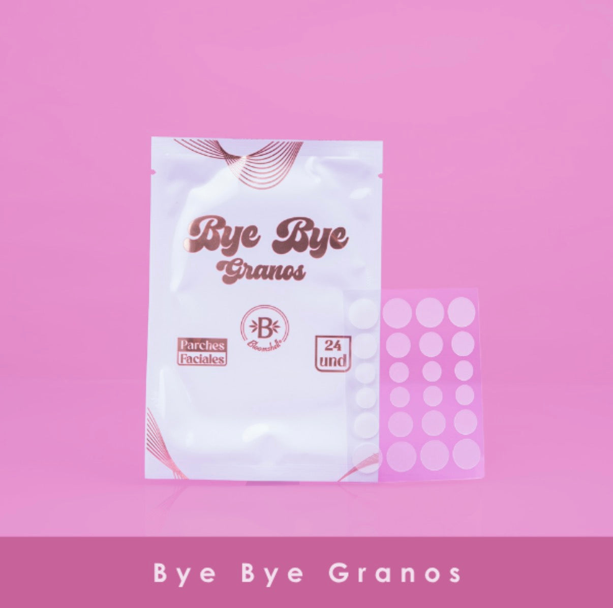 Parches anti acné Bye bye granos - Bloomshell