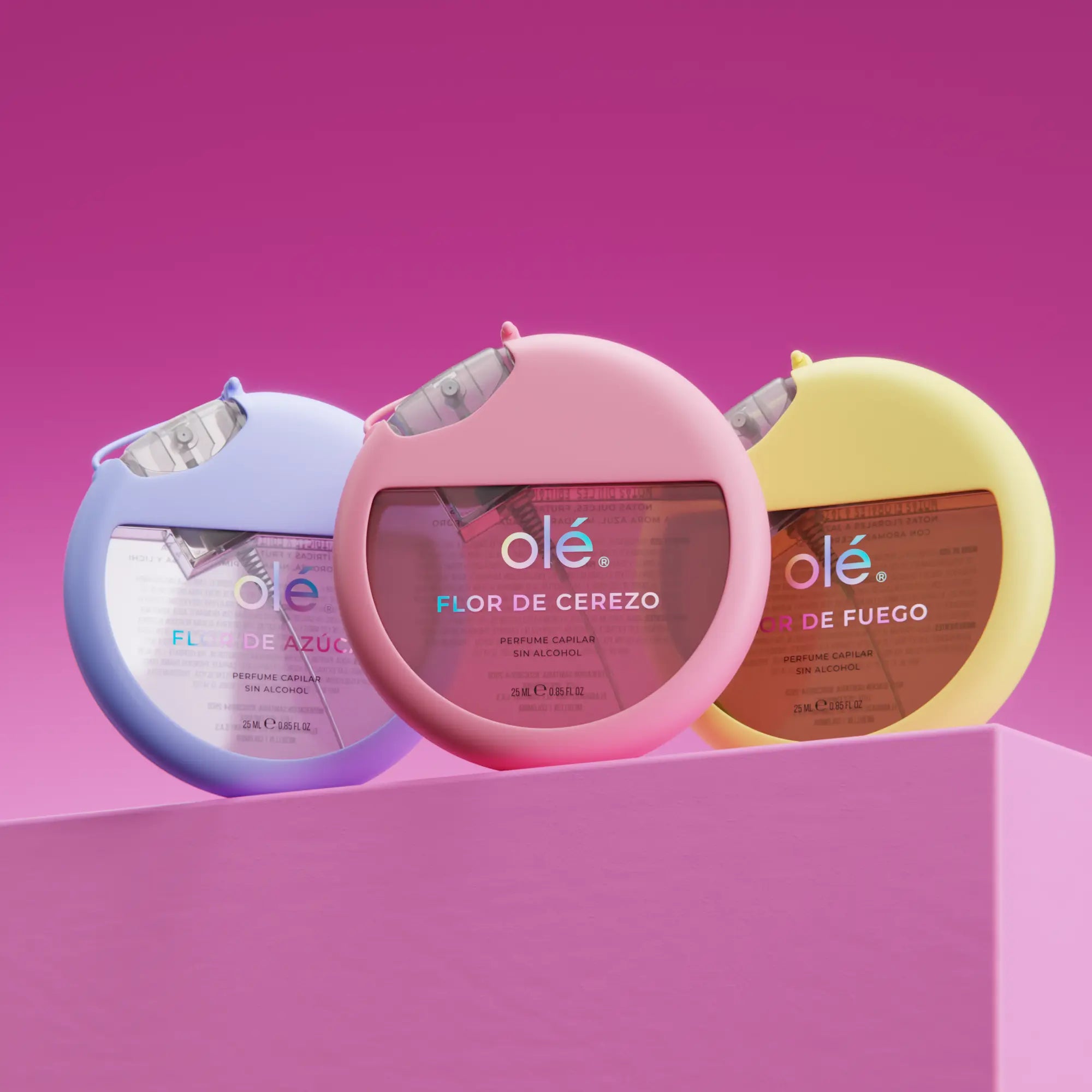 Perfume capilar con llavero SIN ALCOHOL - Olé capilar