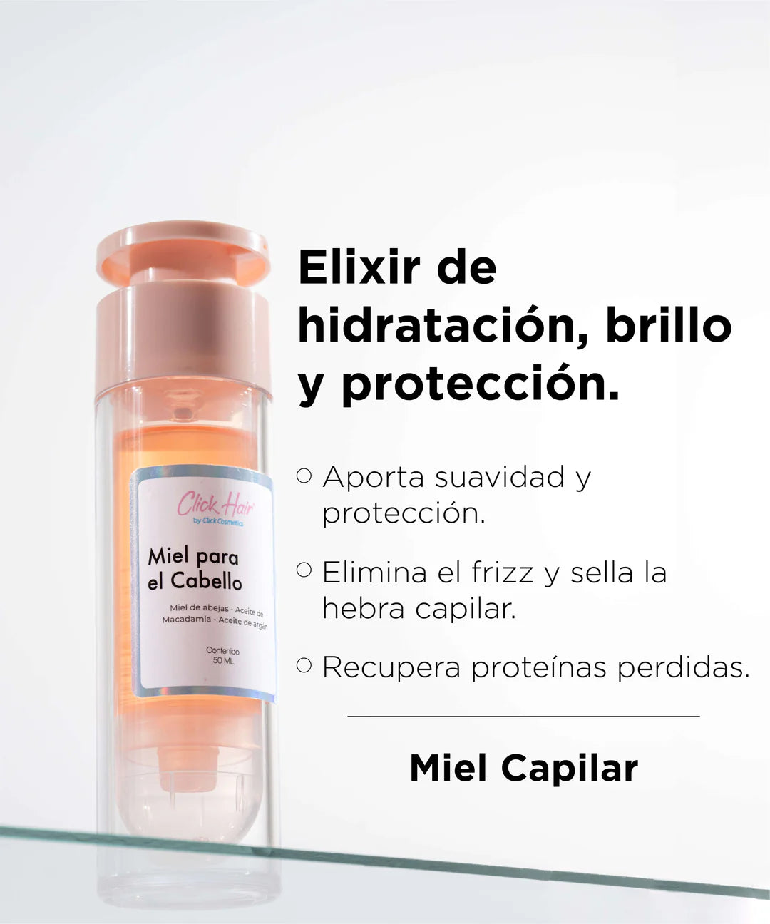 Miel capilar con argán - CLICK HAIR