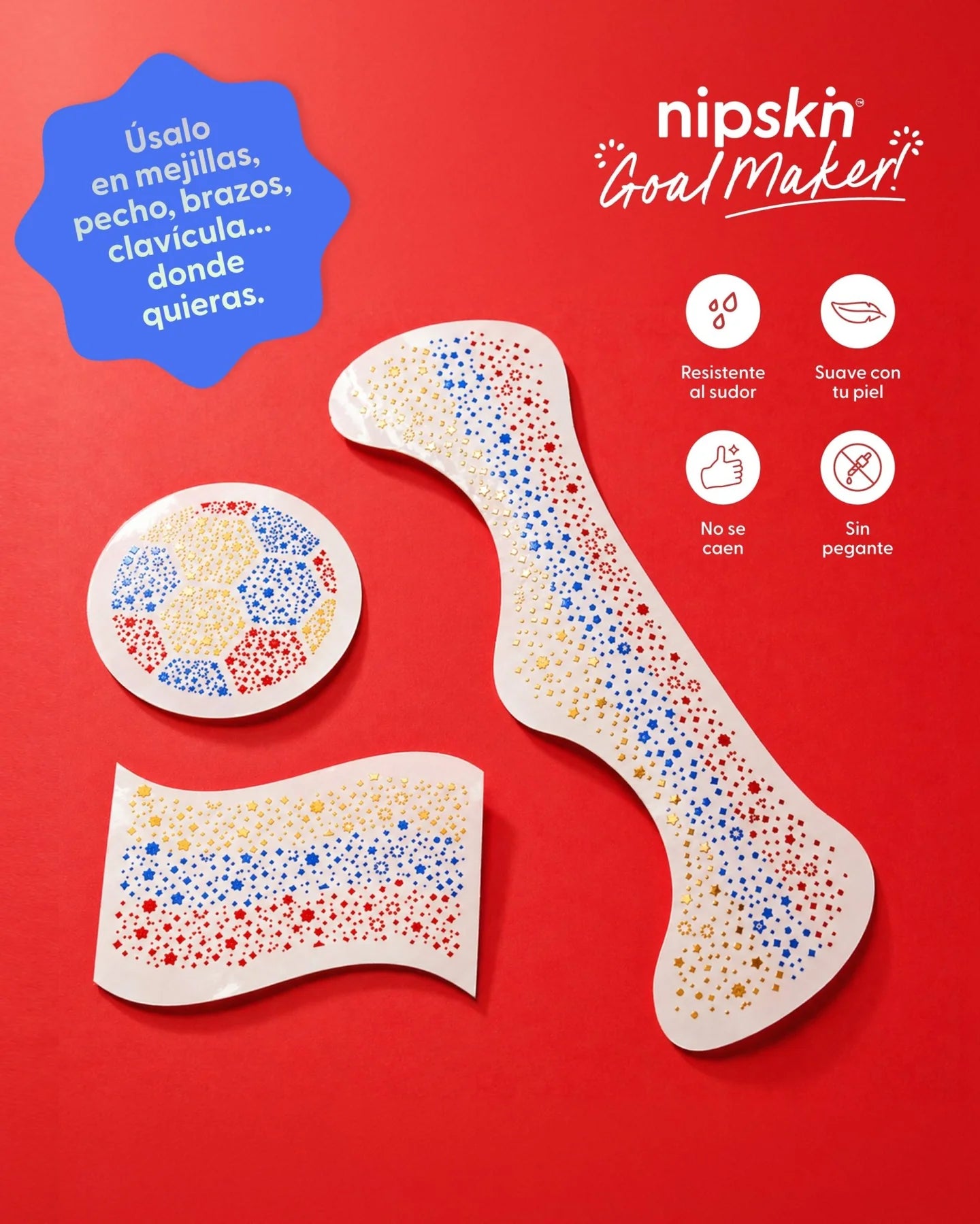 PRE VENTA Stickers Temporales para Apoyar la Tricolor - Nipskin