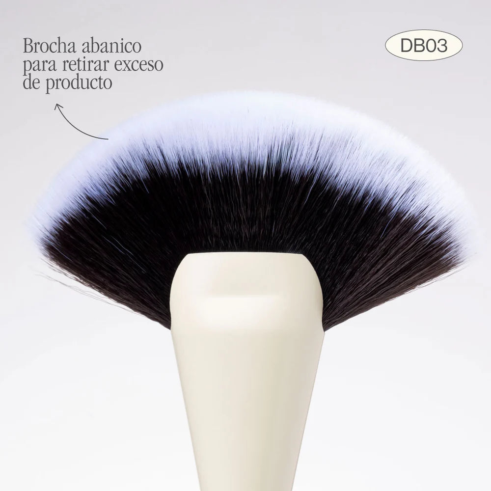 Brocha DUO CONTORNO/ABANICO DB03 - Atenea