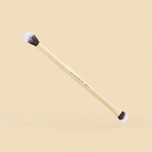 Brocha DUO PLANA CREMA/DIFUMINADORA DB12 - Atenea