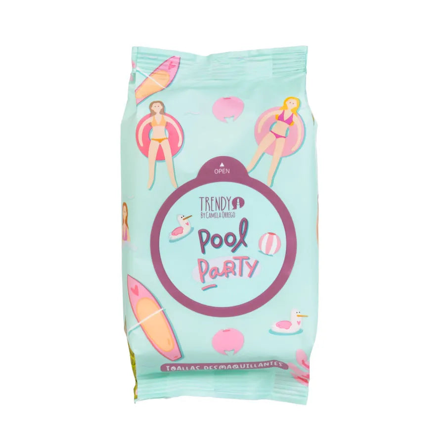 Toallas Desmaquillantes Pool Party pequeñas - Trendy