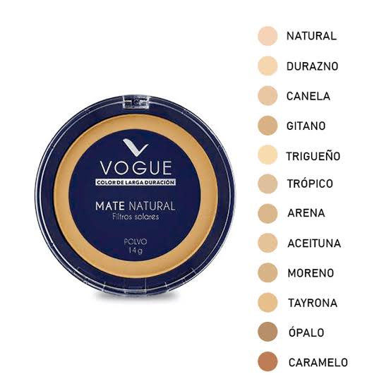 Polvo compacto Mate Natural - Vogue