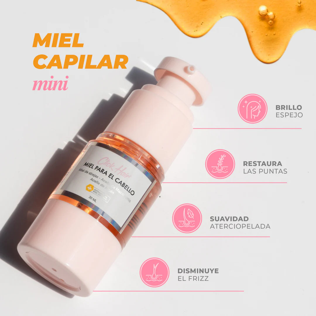 Miel capilar con argan MINI - Click Hair