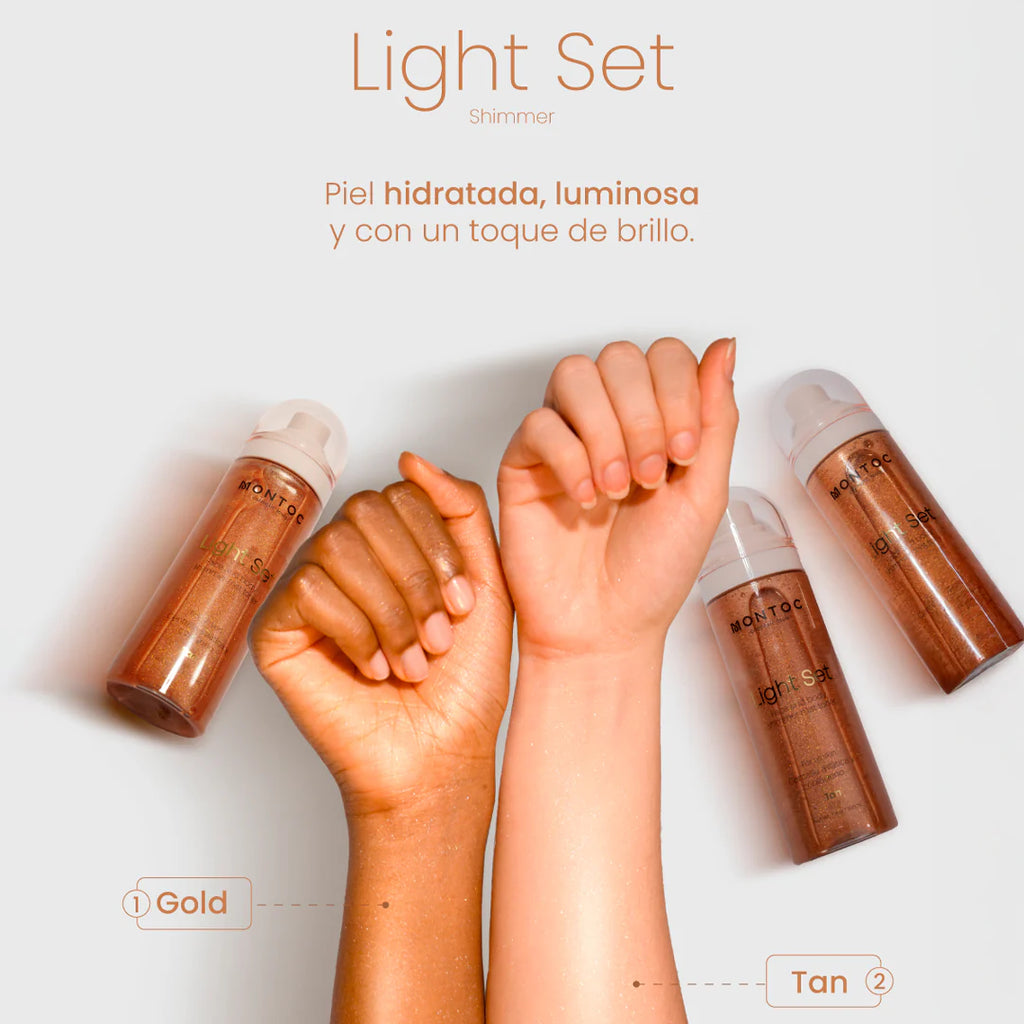 Shimmer Mist Toner Light Set - Montoc